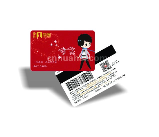 Magnetic stripe card