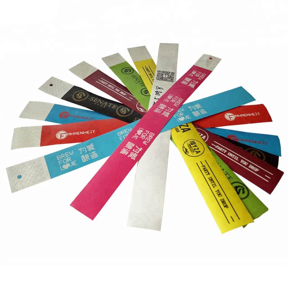 Synthetic paper disposable wrist belt children's playground admission recognition